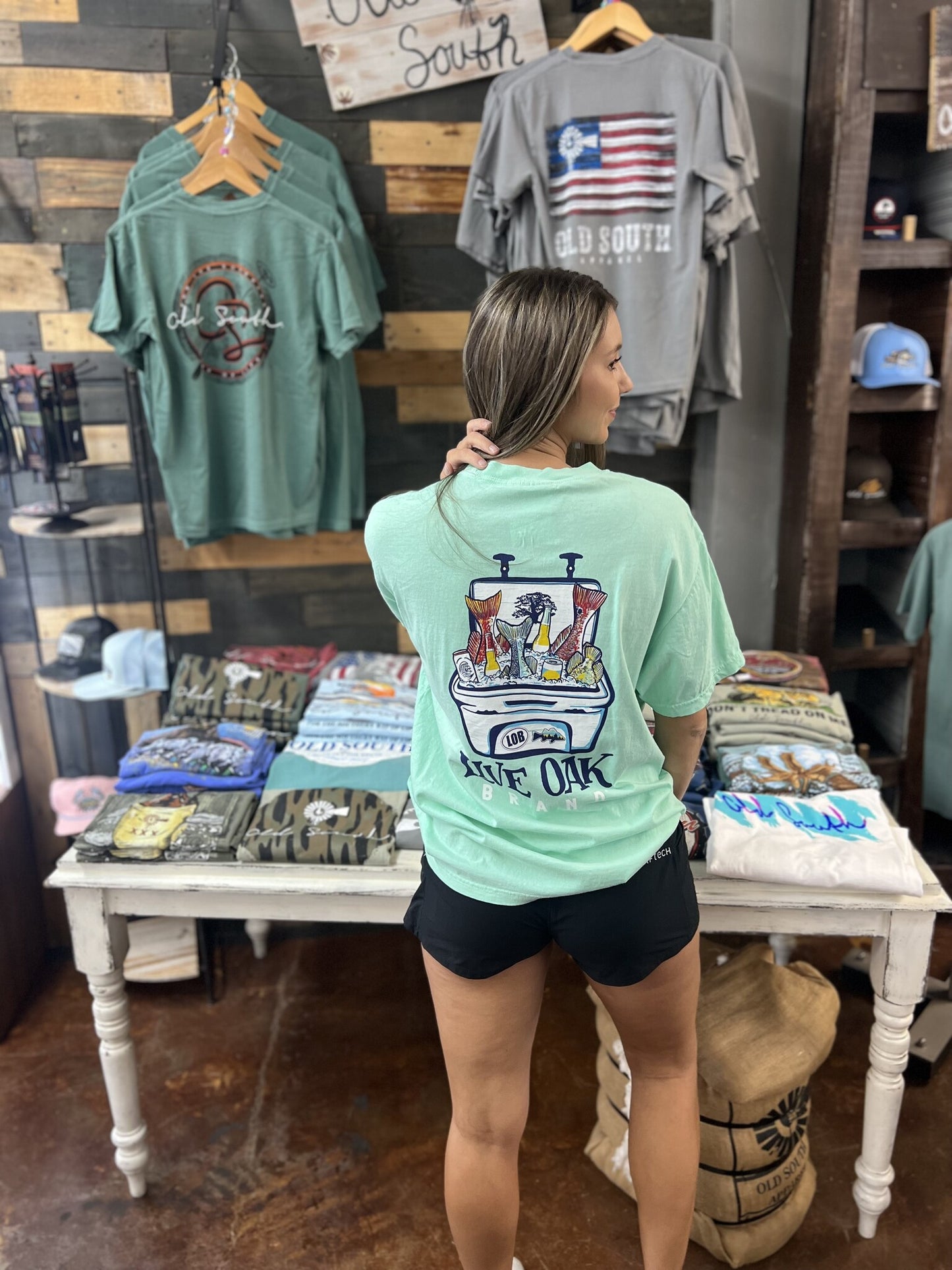 Live Oak Brand Fish Cooler S/S TEE Shirt