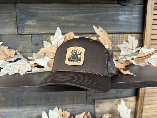 Lost Wando Outfitters Wando Stay Leather Patch Snapback Hat