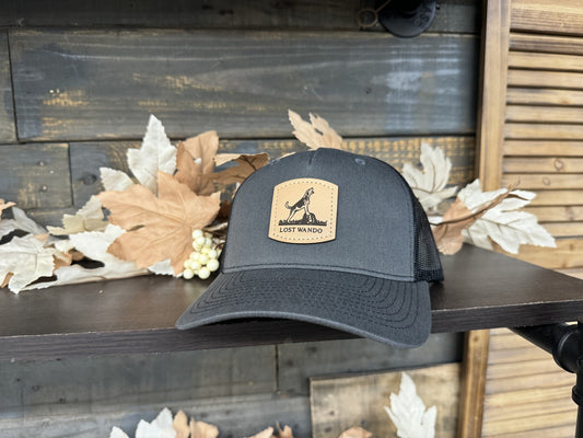 Lost Wando Treeing Walker Leather Patch Snapback Hat