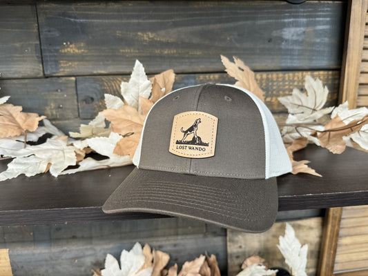 Lost Wando Treeing Walker Leather Patch Snapback Hat