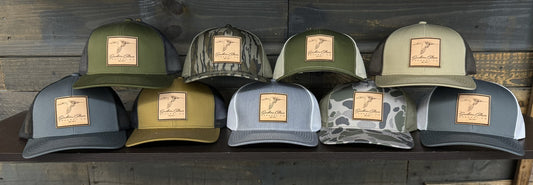 Southern Culture Pintail Leather Patch Snapback Hat