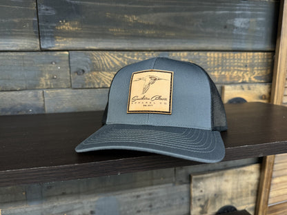 Southern Culture Pintail Leather Patch Snapback Hat