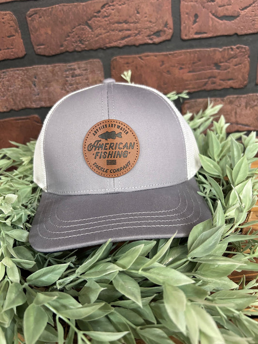 Aftco Youth Lemonade Leather Patch Trucker Snapback Hat