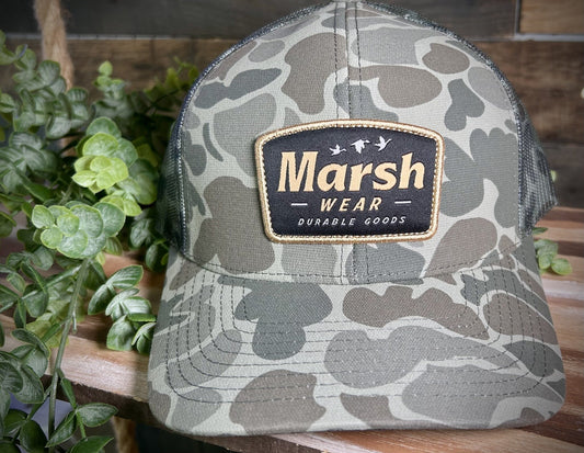 Marsh Wear Apparel Men's Formation Patch Trucker Snapback Hat