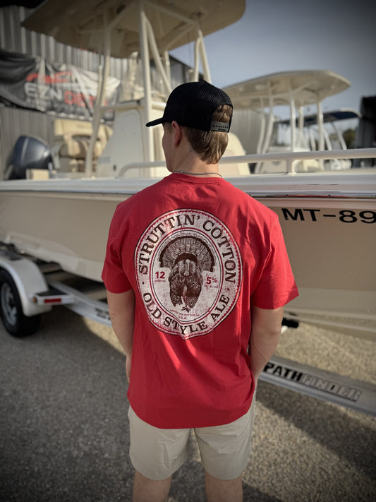 Struttin' Cotton Old Style Turkey Ale S/S TEE Shirt