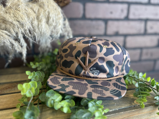 Speckle Bellies Turkey Track SB Rope Snapback Hat