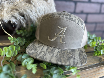Speckle Bellies Alabama 7 Panel Snapback Hat