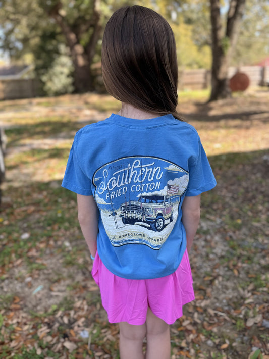 Southern Fried Cotton Youth Surf Fishing S/S TEE Shirt