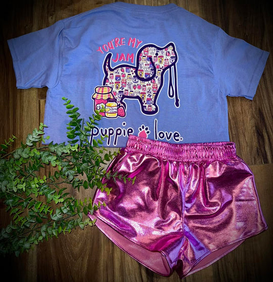 Puppie Love Youth Girls You're My Jam Pup S/S TEE Shirt