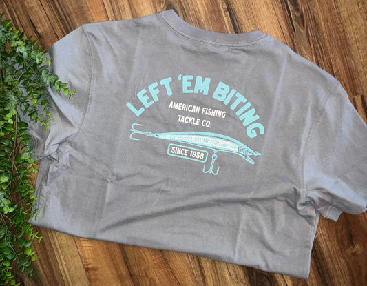 Aftco Men's Left 'Em Biting S/S TEE Shirt