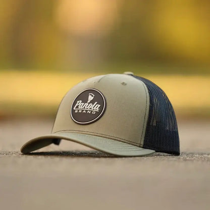 Panola Brand Rubber Patch 5 Panel Trucker Snapback Hat