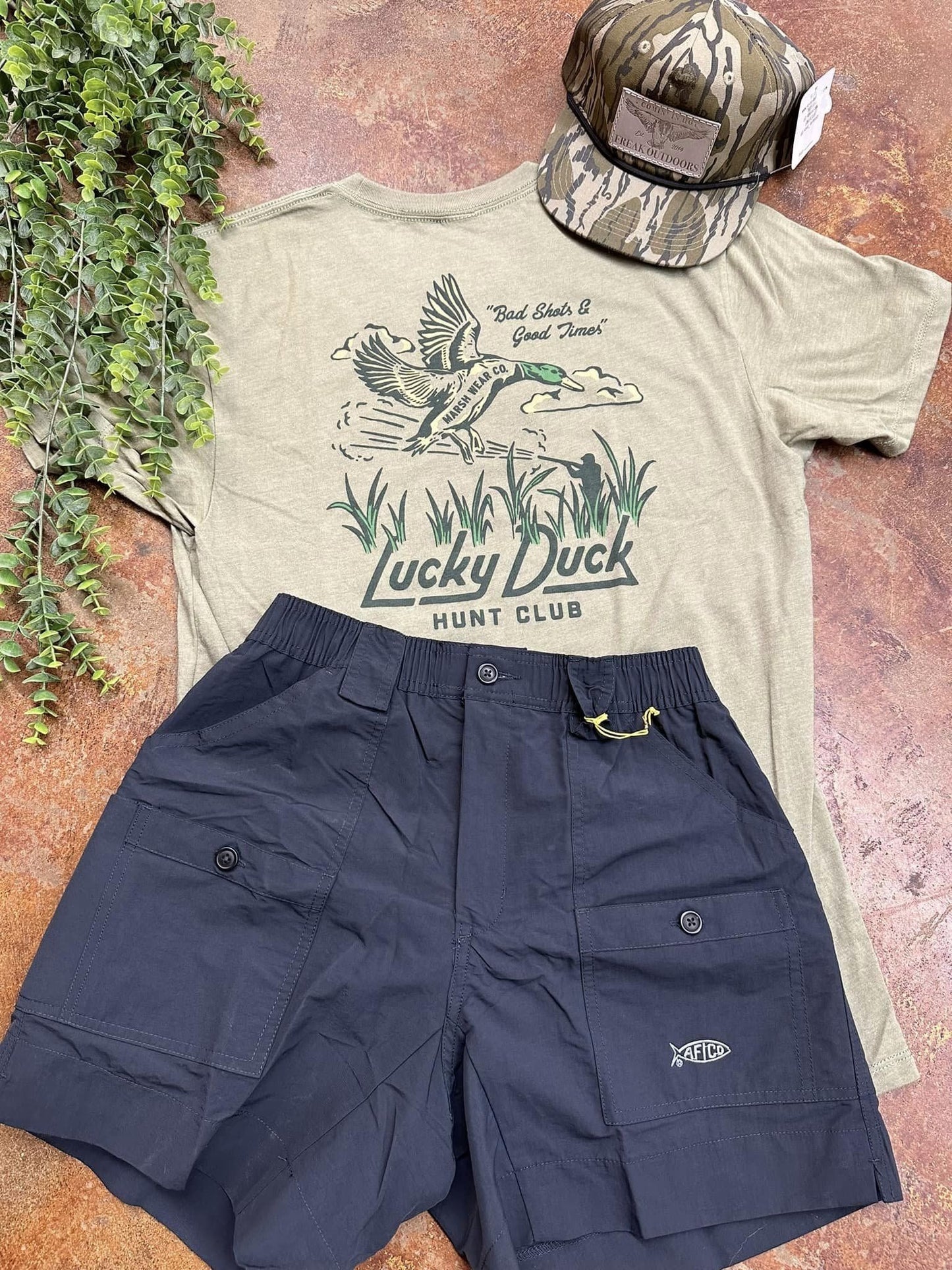 Marsh Wear Apparel Men's Lucky Duck S/S TEE Shirt