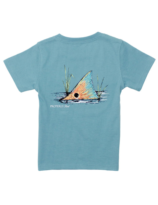 Properly Tied Youth Boys Redfish Tail S/S TEE Shirt