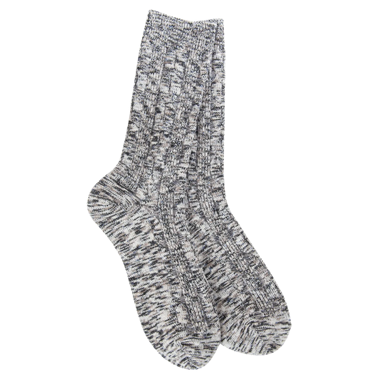 World's Softest Socks Weekend Collection Light Weight Cable Crew