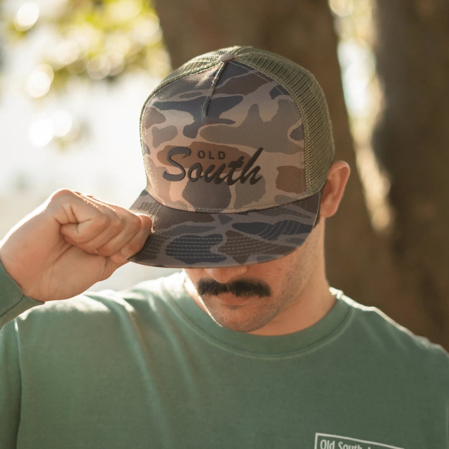 Old South Apparel Old South Patch 7 Panel Snapback Hat