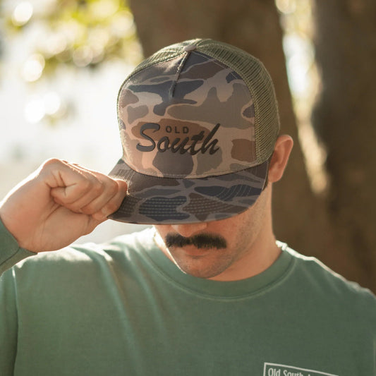 Old South Apparel Old South Patch 7 Panel Snapback Hat