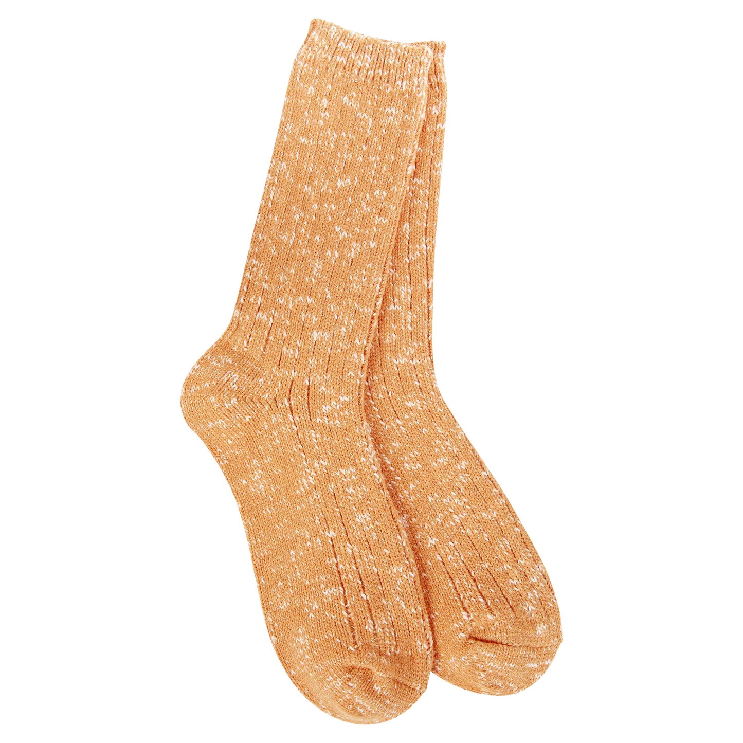 World's Softest Socks Weekend Collection Cotton Slub Marled Crew