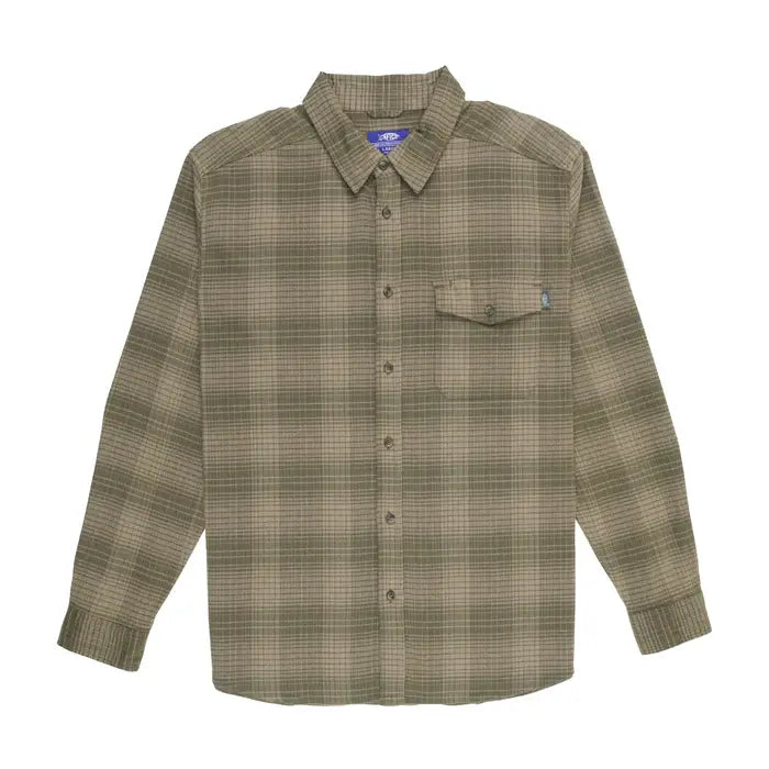 Aftco Men's Lager flannel Button Down L/S Shirt
