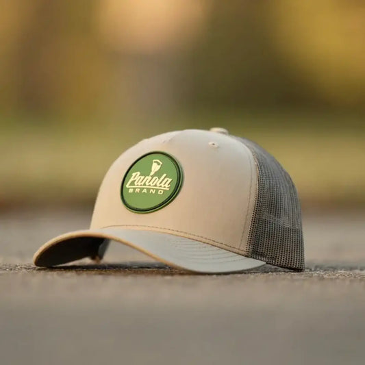 Panola Brand Rubber Patch 5 Panel Trucker Snapback Hat