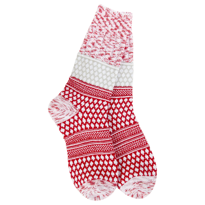 World's Softest Socks Holiday Seasonal Gallery Textured Crew