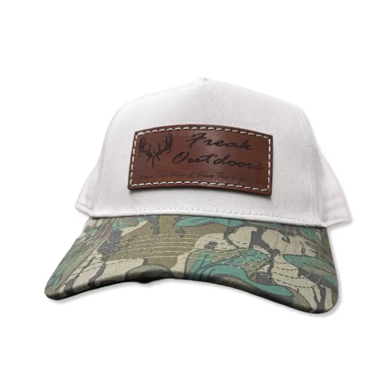 Freak Outdoors Telluride Laramie Leather Patch Snapback Hat