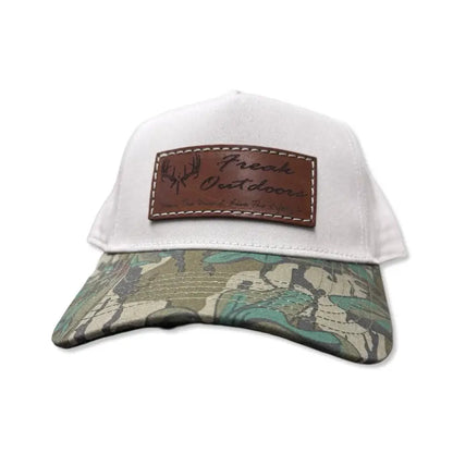 Freak Outdoors Telluride Laramie Leather Patch Snapback Hat