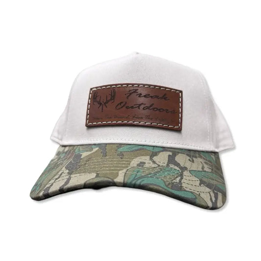 Freak Outdoors Telluride Laramie Leather Patch Snapback Hat