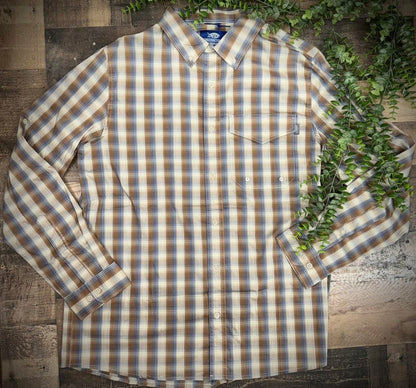 Aftco Men's Portside Tech Button Down L/S Shirt