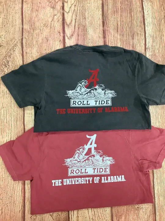 Speckle Bellies Roll Tide Waves S/S TEE Shirt