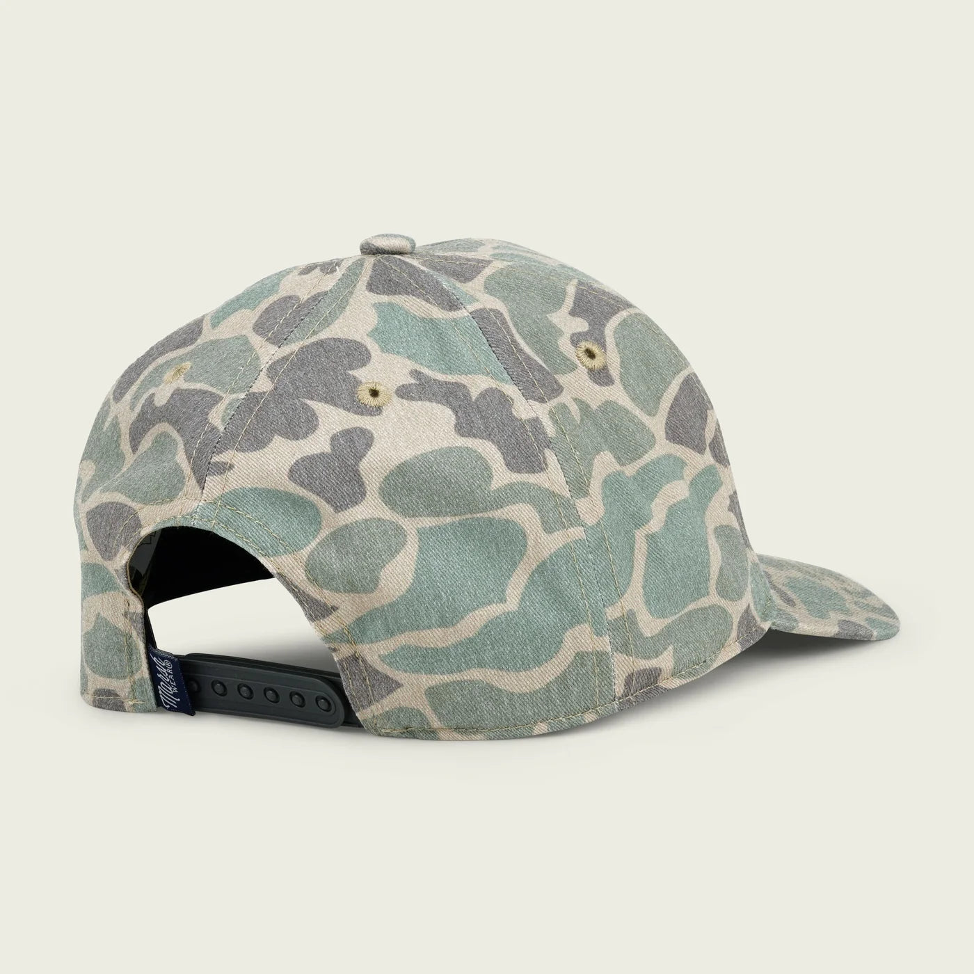 Marsh Wear Apparel Youth RR Leather Patch Snapback Hat - Green Camo - Youth