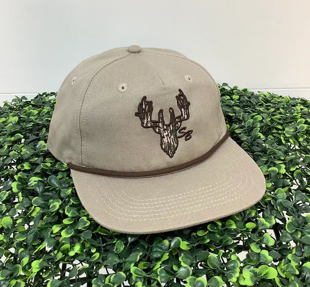 Speckle Bellies Camo Deer Rope Snapback Hat