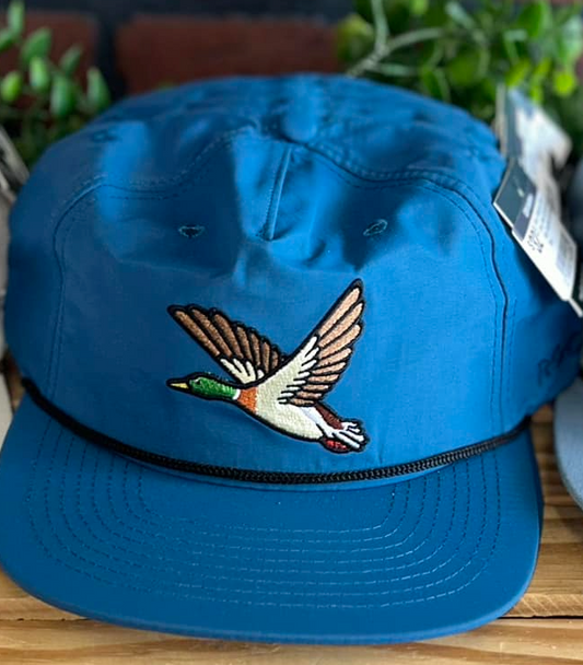 Roost Waterfowl Roost Green Head Embroidered Rope Snapback Hat