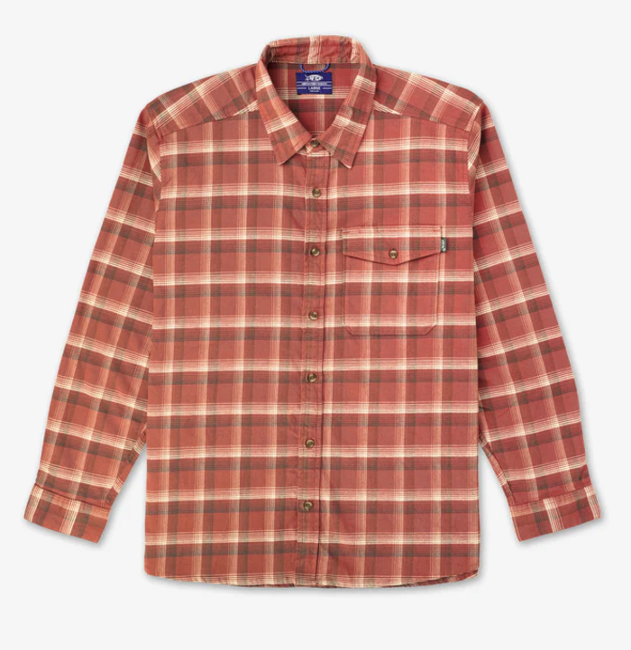Aftco Men's Lager flannel Button Down L/S Shirt