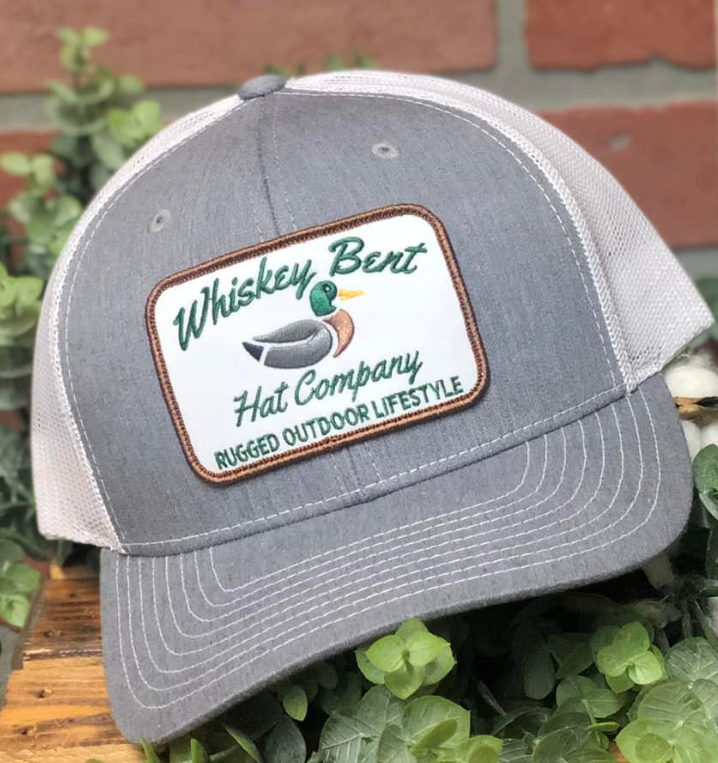 Whiskey Bent Hat Co. Green Head Snapback Hat