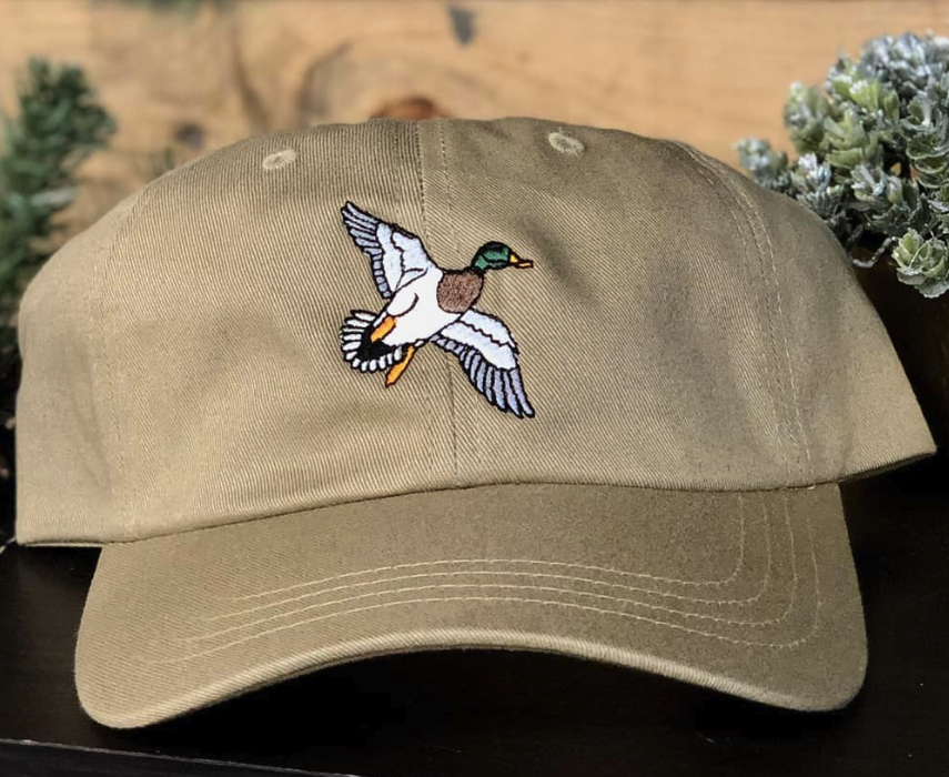 Huck Outdoors Flying Mallard Unstructured Ball Cap