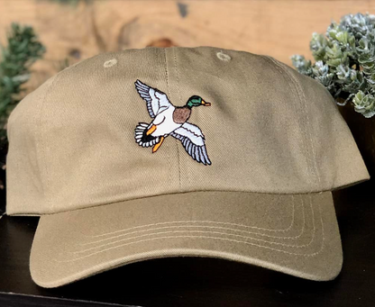 Huck Outdoors Flying Mallard Unstructured Ball Cap