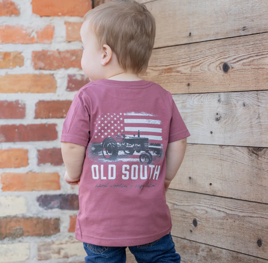Old South Apparel Youth Tractor S/S TEE Shirt