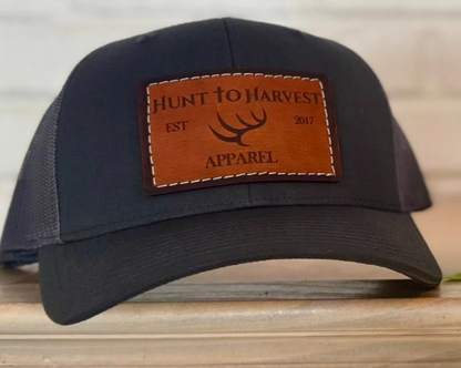 Hunt to Harvest Leather Patch Snapback Hat