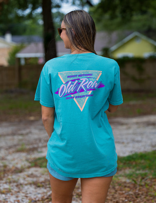 Old Row Outdoors Women's Retro Triangle 2.0 Pocket S/S TEE Shirt