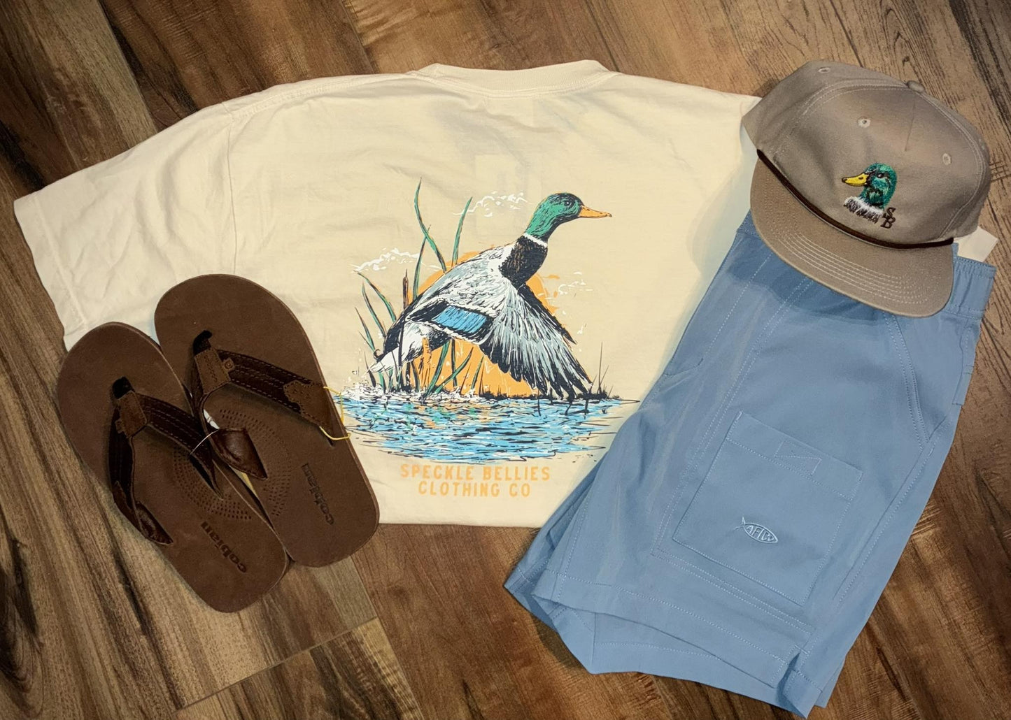 Speckle Bellies Sunrise Mallard S/S TEE Shirt