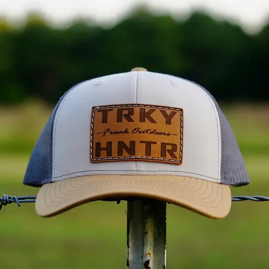 Freak Outdoors Turkey HNTR Leather Patch Snapback Hat