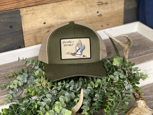 East Coast Waterfowl Vintage Wigeon Patch Snapback Hat